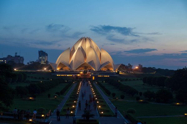 Enjoy Lotus Temple by road